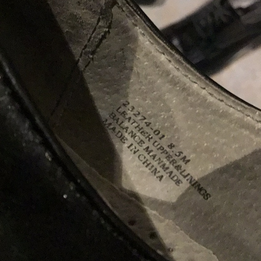 Stacy Adams Men’s Black Corrado Leather Lace up - Picture 7 of 7